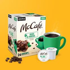 McCafe Irish Mocha, Keurig Single Serve K-Cup Pods, Flavored Coffee, 96 Count