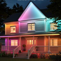 Govee Outdoor LED Strip Lights, 98.4ft Smart Outdoor Lights Work with Alexa and Google Assistant, App Control, Christmas Decorations