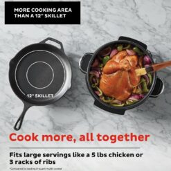 Instant Superior Cooker 7.5QT Slow Cooker and Multicooker, 4-in-1 Functions
