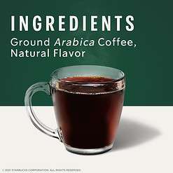 Starbucks Ground Coffee, Cinnamon Dolce Flavored Coffee, Naturally Flavored, 100% Arabica, 6 bags (11 oz each)