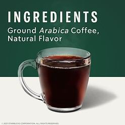 Starbucks K-Cup Coffee Pods, Crème Brûlée Flavored Coffee, Naturally Flavored, 100% Arabica, 6 boxes (60 pods total)