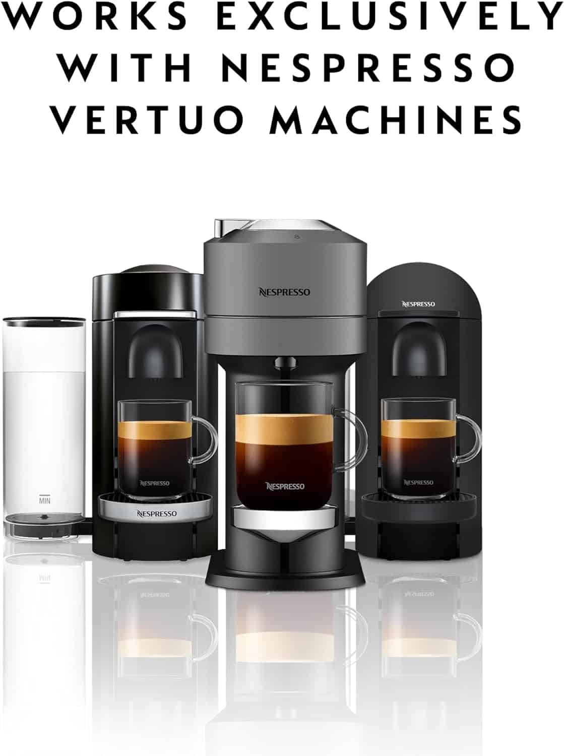 Nespresso Capsules Vertuo, Stormio, Dark Roast Coffee, 30-Count Coffee Pods, Brews 7.8oz.
