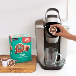 The Original Donut Shop Mocha Latte, Single Serve Coffee K-Cup Pod, Flavored Coffee, 60 Count (6 Packs of 10)