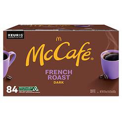 McCafe French Roast, Keurig Single Serve K-Cup Pods, Dark Roast Coffee Pods, 84 Count