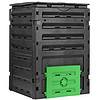 SUPER DEAL Garden Compost Bin 120 Gallon (450 L) Outdoor Large Capacity Composter BPA-Free Material