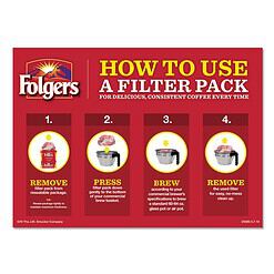 Folgers Classic Roast Medium Roast Ground Coffee, 40- 1.05 Ounce Filter Packs (Pack of 40)