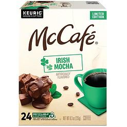 McCafe Irish Mocha, Keurig Single Serve K-Cup Pods, Flavored Coffee, 96 Count