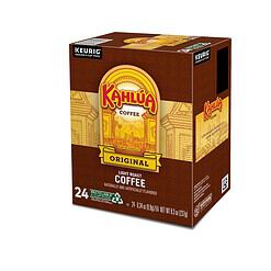 Kahlua Original, Single-Serve Keurig K-Cup Pod, Light Roast Coffee, 24 Count (Pack of 4)