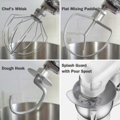 Cuisinart Stand Mixer, 12 Speed, 5.5 Quart Stainless Steel Bowl, Periwinkle Blue, SM-50BL