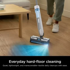 Shark - HydroDuo with Dirt-Reveal Technology, Cordless wet & dry hard floor cleaner picks up, mops, & scrubs - Stone Metallic