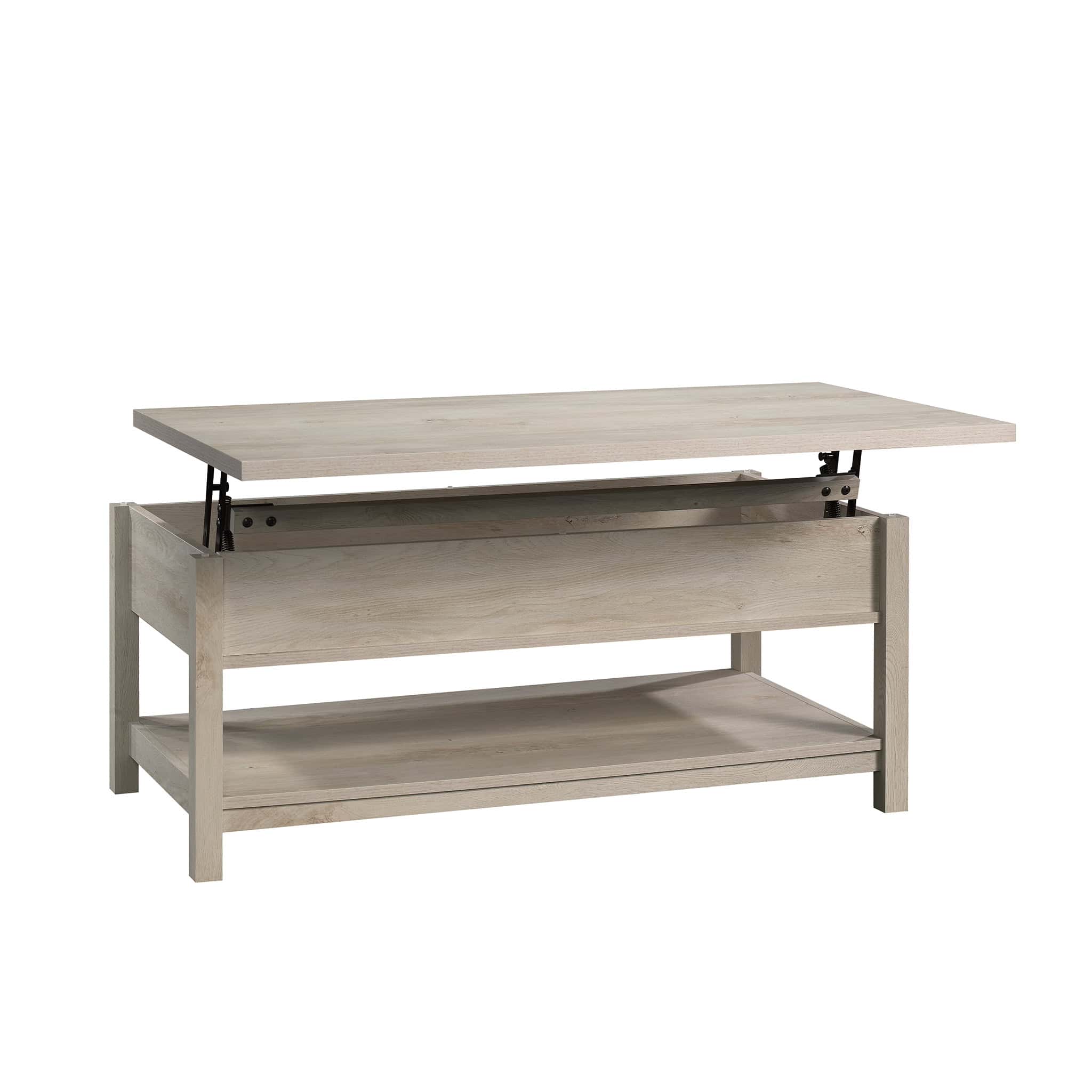 Better Homes & Gardens Modern Farmhouse Lift Top Coffee Table, Rustic White Finish