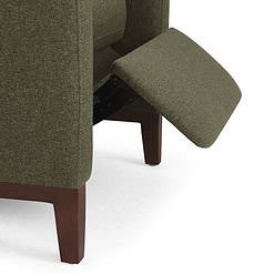 Better Homes & Gardens Reading Push Back Recliner, Olive
