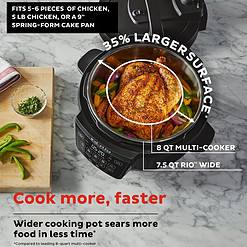 Instant Pot RIO Wide Base, 7-in-1 Electric Multi-Cooker, Pressure Cooker, Slow Cooker, Rice Cooker, Steamer, Sauté, Yogurt & Warmer
