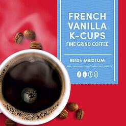 Tim Hortons French Vanilla Coffee, Single-Serve K-Cup Pods Compatible with Keurig Brewers, 72ct K-Cups,Red 12 Count (Pack of 6)