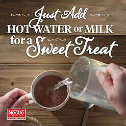 Nestle Hot Chocolate Packets, Dark Chocolate Flavor Hot Cocoa Mix, Made with Real Cocoa, Bulk Pack, 0.71 oz Packet (Pack of 300)