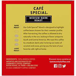 Community Coffee Cafe Special, K-Cup for Keurig Brewers, 12 Count (Pack of 6)