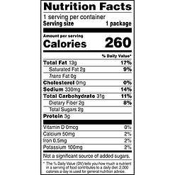 Doritos Flavored Tortilla Chips, Cool Ranch, 1.75 Ounce (Pack of 64)