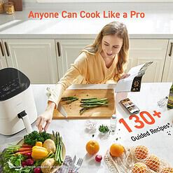 COSORI Air Fryer Pro LE 5-Qt Airfryer, With 20PCS paper liners, Dishwasher Safe, White