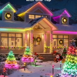 Govee Christmas Lights 66ft, Smart RGBIC Christmas String Lights App-Controlled