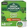 Green Mountain Coffee Roasters Half Caff, Single-Serve Keurig K-Cup Pods, Medium Roast Coffee Pods, 48 Count