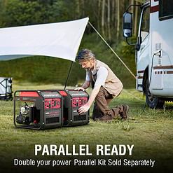 PowerSmart 4450-Watt Open Frame Inverter Portable Generator with CO Protector Technology, RV-Ready 30A Outlet