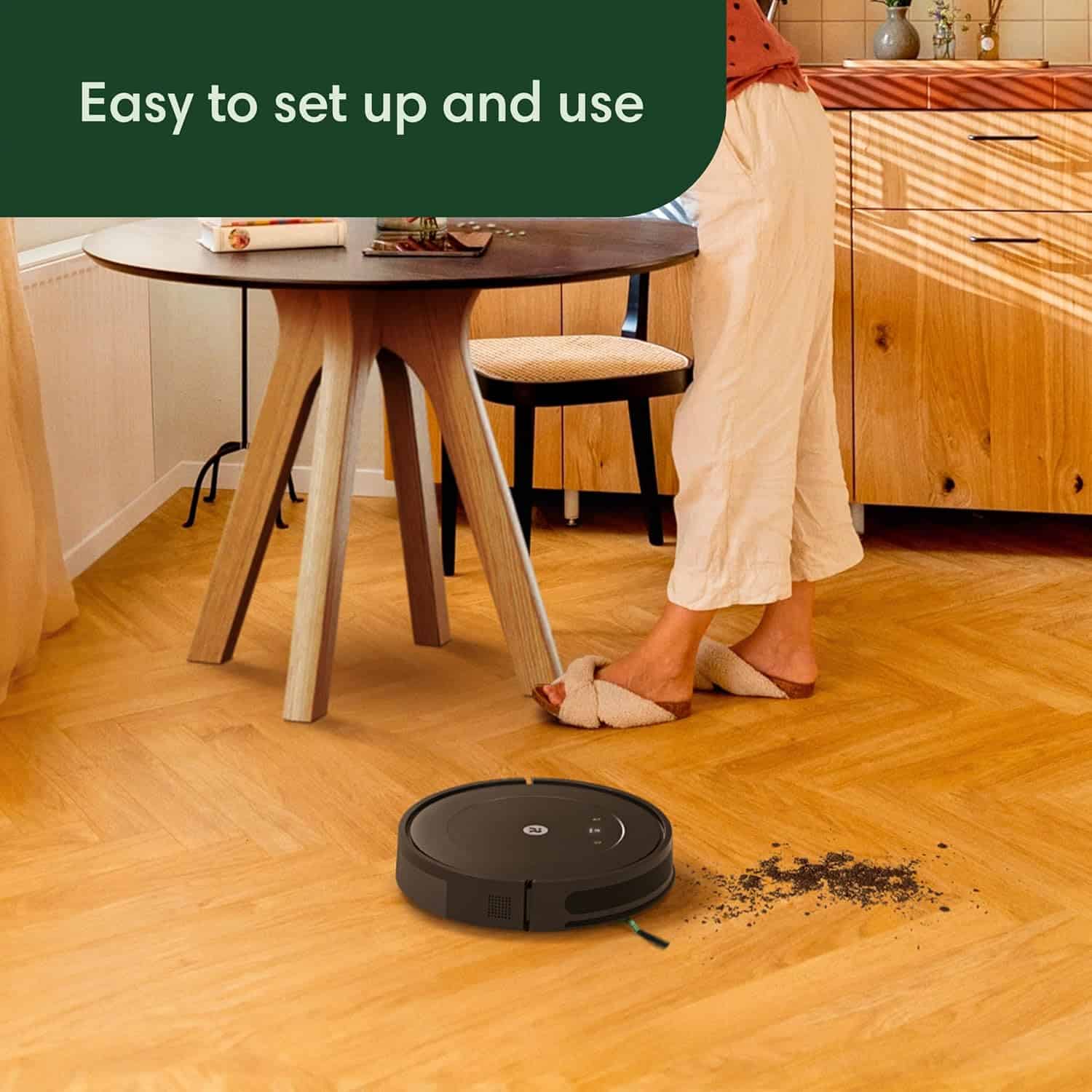 iRobot Roomba Vac Robot Vacuum (Q0120) - Power-Lifting Suction, Multi-Surface Cleaning, Alexa