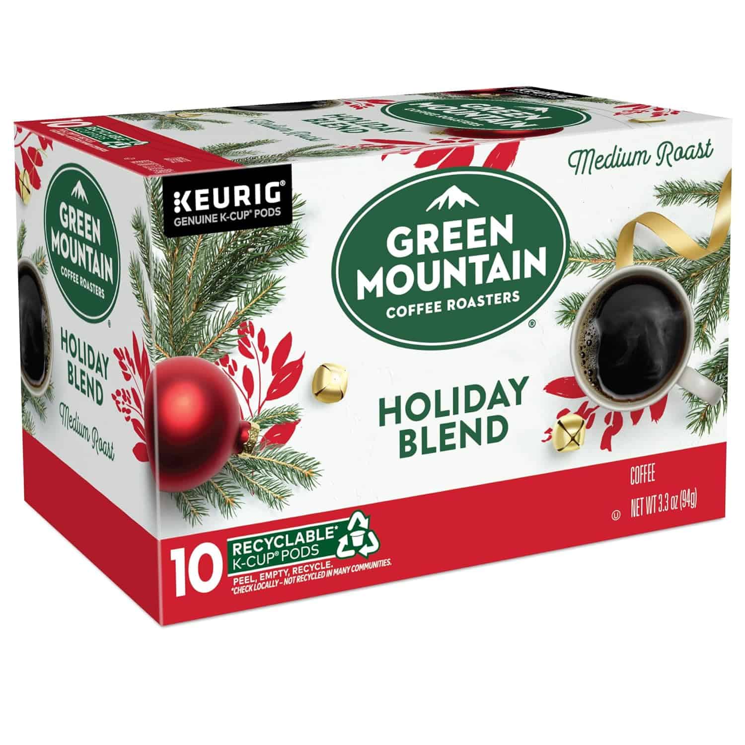Green Mountain Coffee Roasters, Holiday Blend Coffee, Keurig Single Serve K-Cup Pods, 60 count