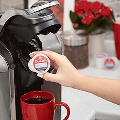 Tim Hortons French Vanilla Coffee, Single-Serve K-Cup Pods Compatible with Keurig Brewers, 72ct K-Cups,Red 12 Count (Pack of 6)