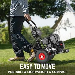 PowserSmart Gas Pressure Washer 3200 PSI, 2.5 GPM with Soap Tank, Metal Spray Wand, 5 Nozzles for House, Driveways (DB1051)