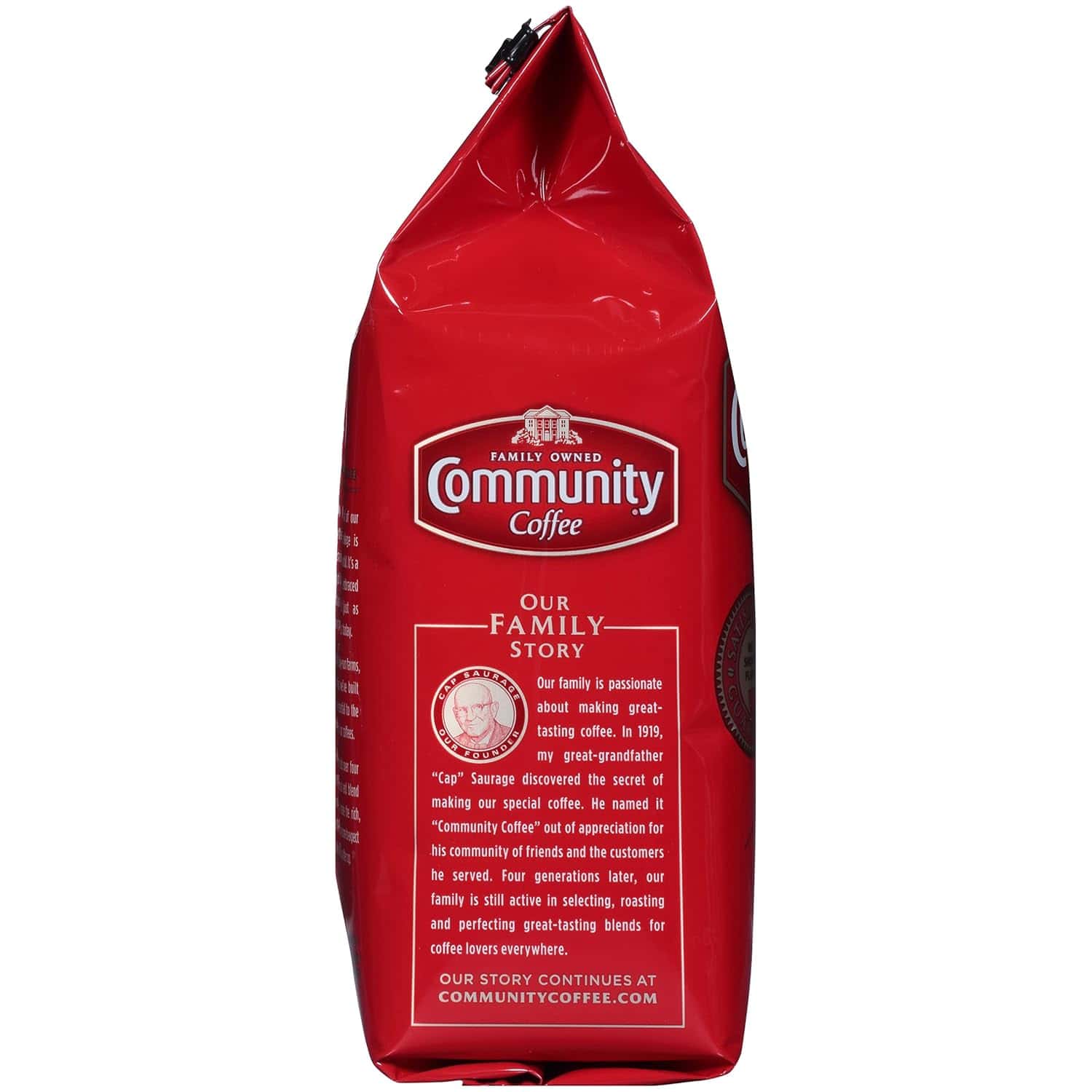 Community Coffee House Blend 72 Ounces, Medium Dark Roast Ground Coffee, 12 Ounce Bag (Pack of 6)
