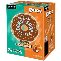 The Original Donut Shop Duos Nutty + Caramel Keurig Single-Serve K-Cup Pods, Medium Roast Coffee, 96 Count