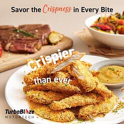 COSORI Air Fryer 9-in-1, Compact & Large 6-Qt, Fast Turbo Modes, 90-450°F Evenly Results with Precise Temperature Control, Grey