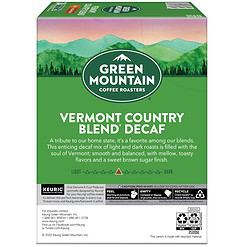 Green Mountain Coffee Roasters Vermont Country Blend Decaf, Keurig Single-Serve K-Cup Pods, Medium Roast Coffee, 96 Count