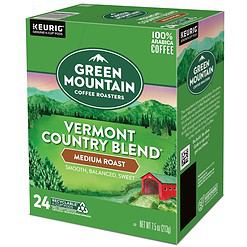 Green Mountain Coffee Roasters Vermont Country Blend Keurig Single-Serve K-Cup Pods, Medium Roast Coffee, 96 Count (4 Packs of 24)