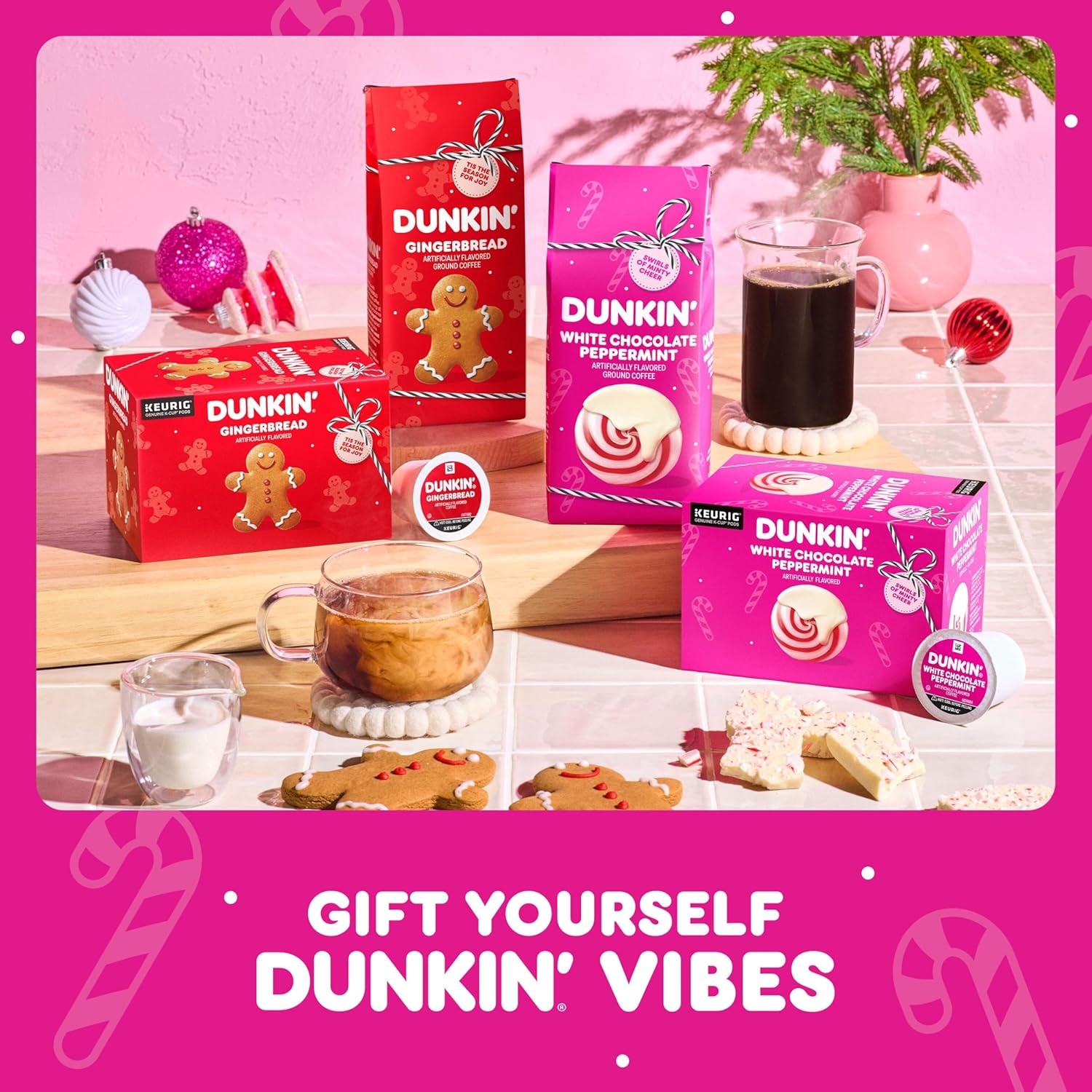 Dunkin’ Polar Peppermint Flavored Coffee, 60 Keurig K-Cup Pods - Image 4