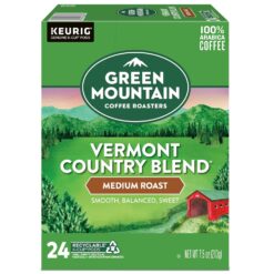 Green Mountain Coffee Roasters Vermont Country Blend Keurig Single-Serve K-Cup Pods, Medium Roast Coffee, 96 Count (4 Packs of 24)