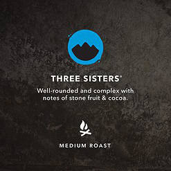 Kicking Horse Coffee, Three Sisters, Medium Roast, Whole Bean, 2.2 Pound - Certified Organic, Fairtrade, Kosher Coffee