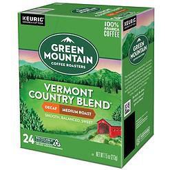 Green Mountain Coffee Roasters Vermont Country Blend Decaf, Keurig Single-Serve K-Cup Pods, Medium Roast Coffee, 96 Count