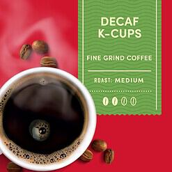 Tim Hortons Decaf, Medium Roast Coffee, Single-Serve K-Cup Pods Compatible with Keurig Brewers, 100ct K-Cups
