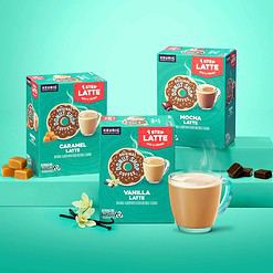 The Original Donut Shop Mocha Latte, Single Serve Coffee K-Cup Pod, Flavored Coffee, 60 Count (6 Packs of 10)