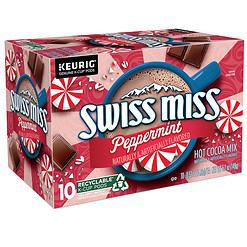 Swiss Miss Peppermint Hot Cocoa, Keurig Single-Serve K-Cup Pods, 60 Count (6 Packs of 10)