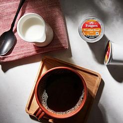 Folgers Breakfast Blend Mild Roast Coffee, 72 Keurig K-Cup Pods