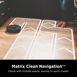 Shark AV2501S AI Ultra Robot Vacuum, with Matrix Clean, Home Mapping, Wifi, Dark Grey