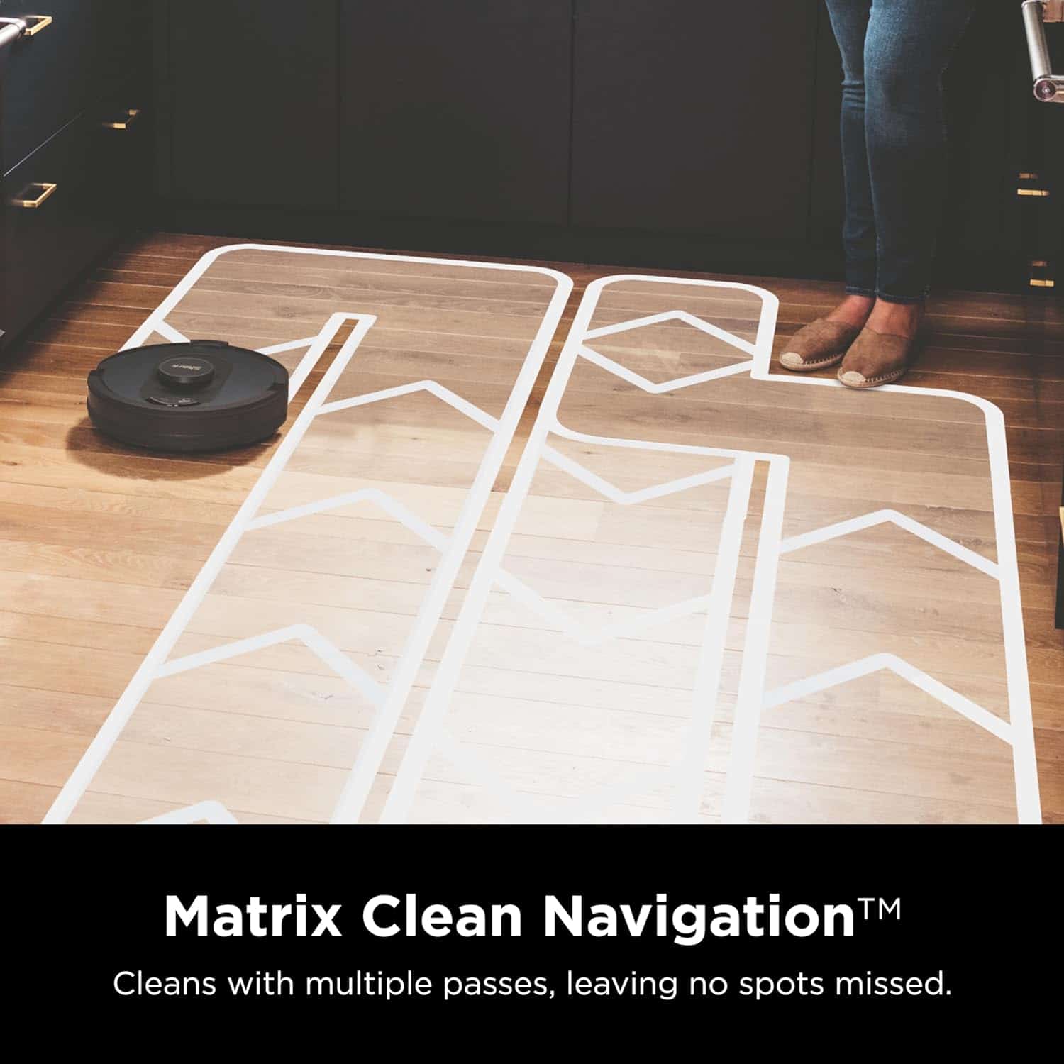 Shark AV2501S AI Ultra Robot Vacuum, with Matrix Clean, Home Mapping, Wifi, Dark Grey