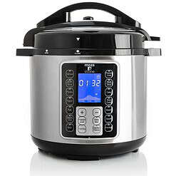 Moss & Stone Electric Pressure Cooker with Large LCD Display, Multi-Use 6 Quart Electric Pot 14 in 1