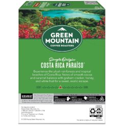 Green Mountain Coffee Roasters Costa Rica Paraiso Single-Serve K-Cup Pods, Medium Roast Coffee, 96 Count