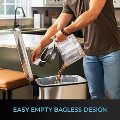 Kenmore DC5070 500 Series Bagless Canister Vacuum with Hair Eliminator Brushroll, 2-Motor Cyclonic Technology, White