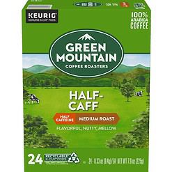 Green Mountain Coffee Roasters Half Caff Coffee, Keurig Single-Serve K-Cup pods, Medium Roast, 96 Count