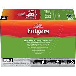 Folgers Half-Caff Medium Roast Coffee, 72 Keurig K-Cup Pods