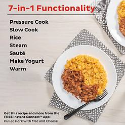 Instant Pot Duo 7-in-1 Electric Pressure Cooker, Slow Cooker, Rice Cooker, Steamer, Sauté, Yogurt Maker, Stainless Steel, 8 Quart